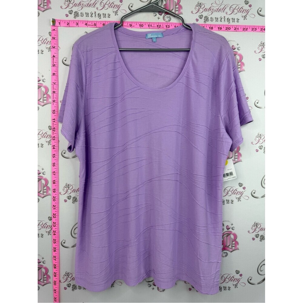 Penmans tshirt Relaxed Scoop Neck Short Sleeve Tee - Lavender